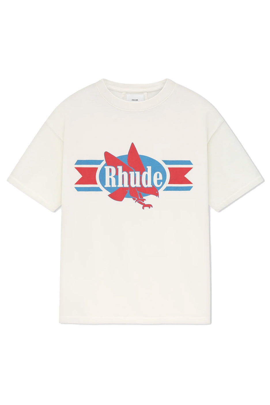 Rhude Chevron Eagle Tee 'Vintage White'