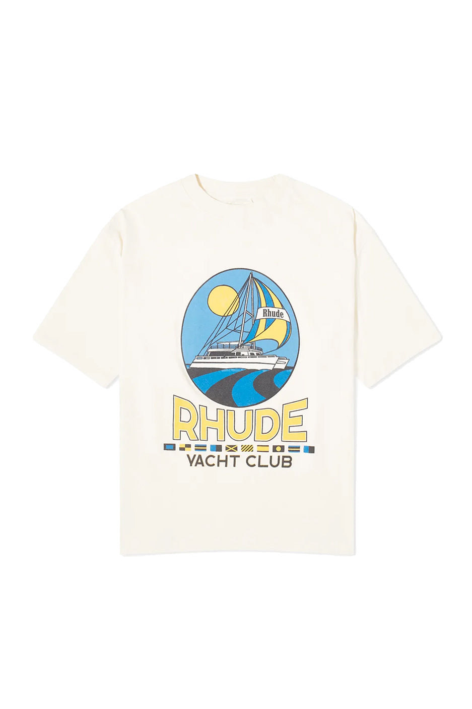 Rhude Yacht Club Tee 'Vintage White'