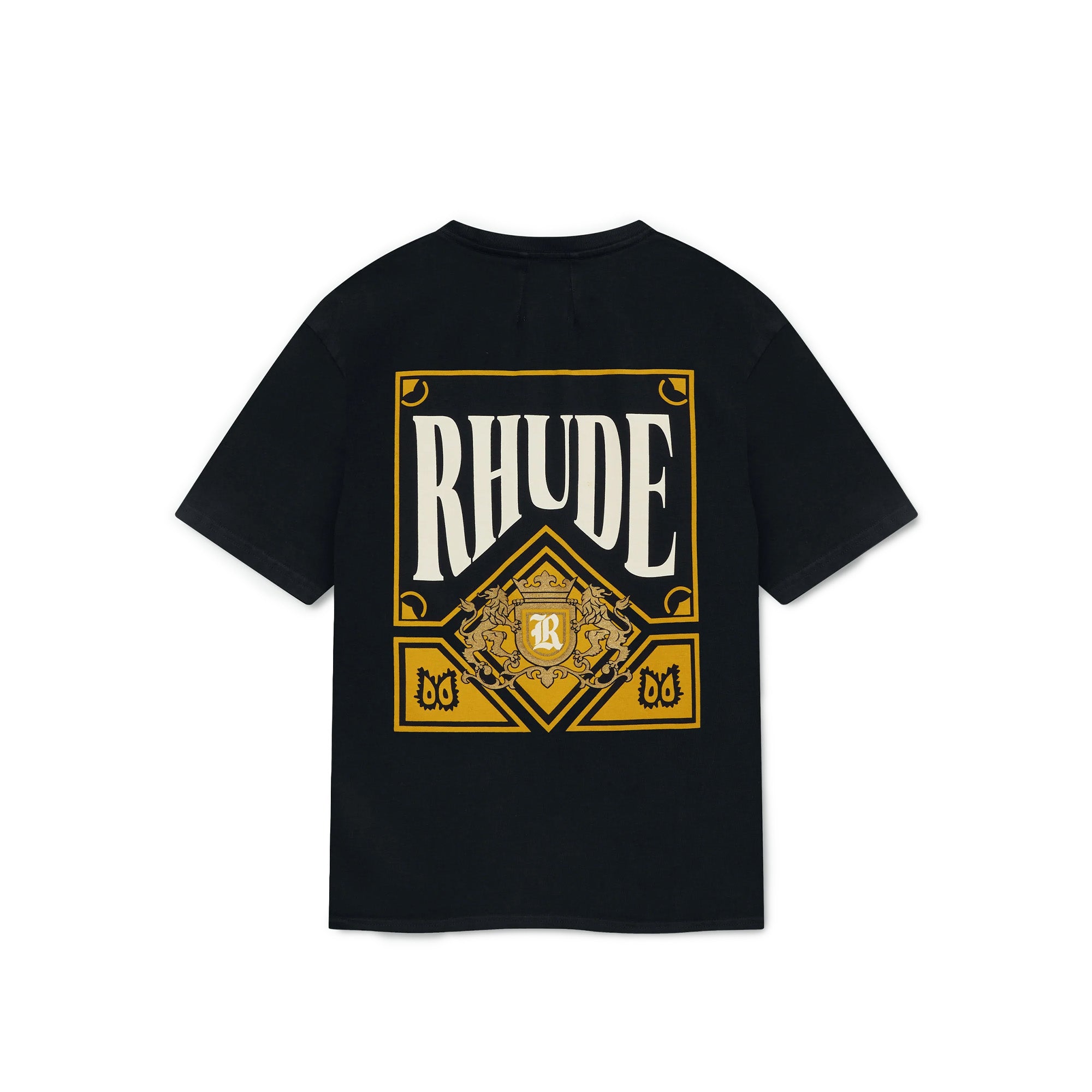 Rhude Playing Cards Tee 'Vintage Black' - ROOTED