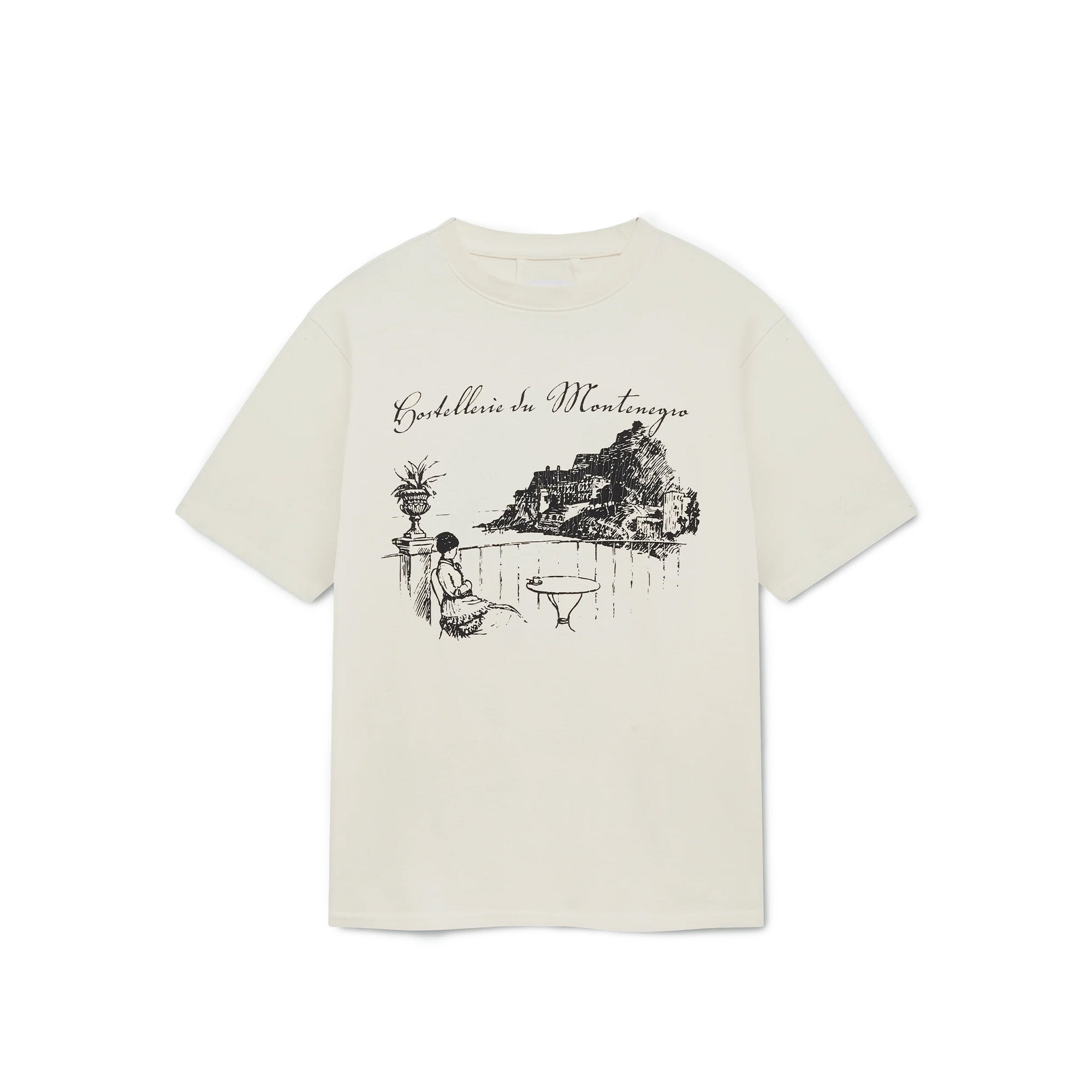 Rhude Montenegro Morada Tee 'Vintage White' - ROOTED
