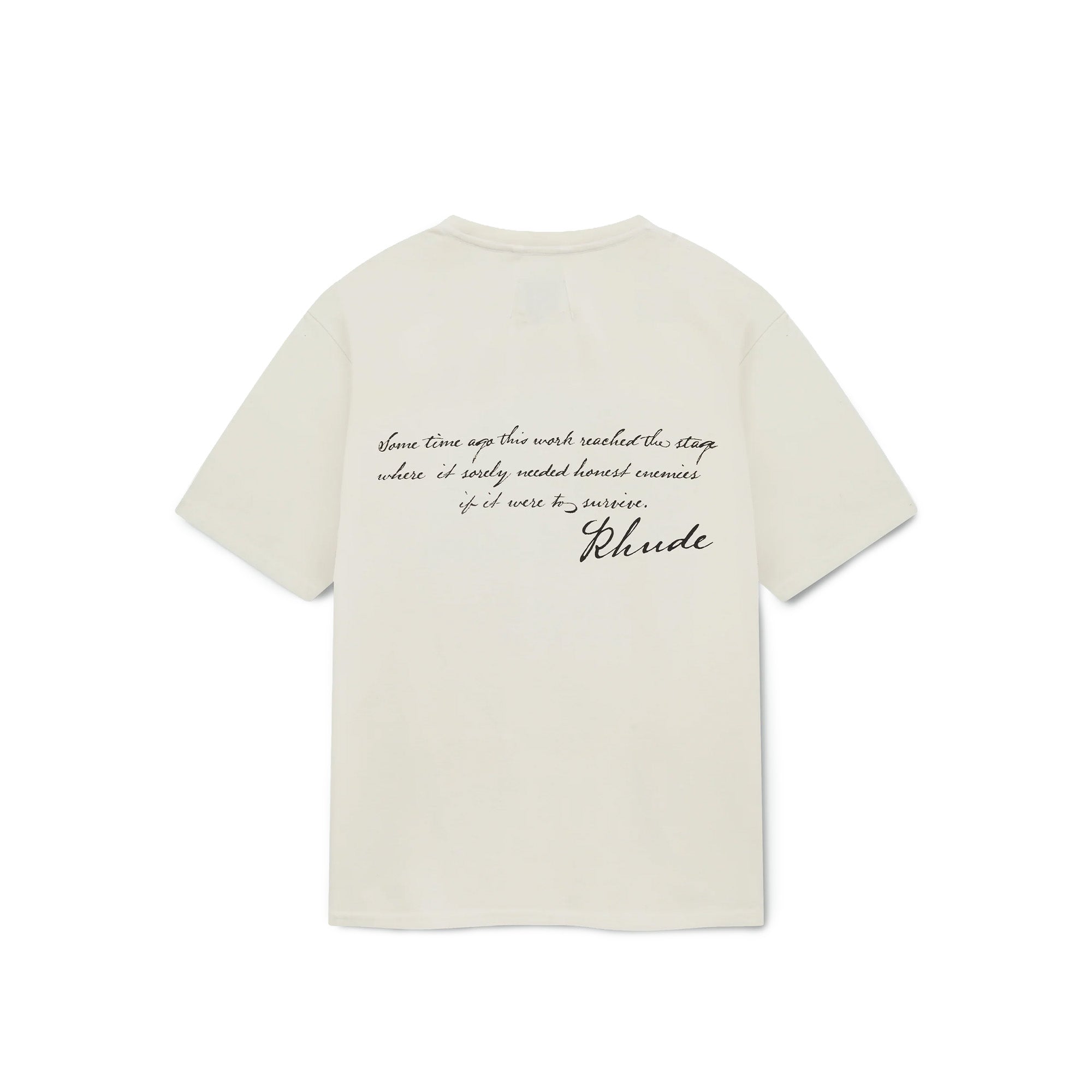 Rhude Montenegro Morada Tee 'Vintage White' - ROOTED