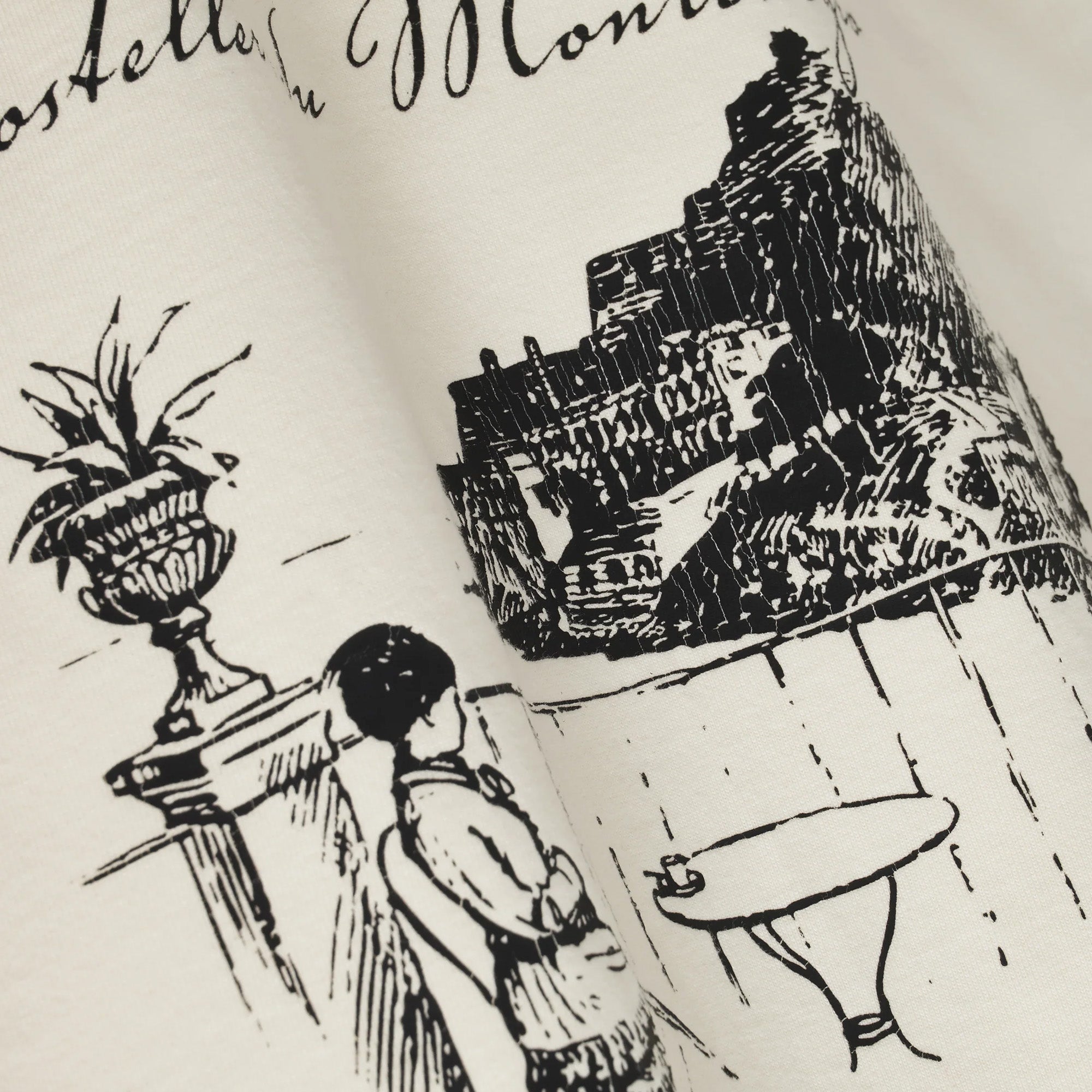 Rhude Montenegro Morada Tee 'Vintage White' - ROOTED