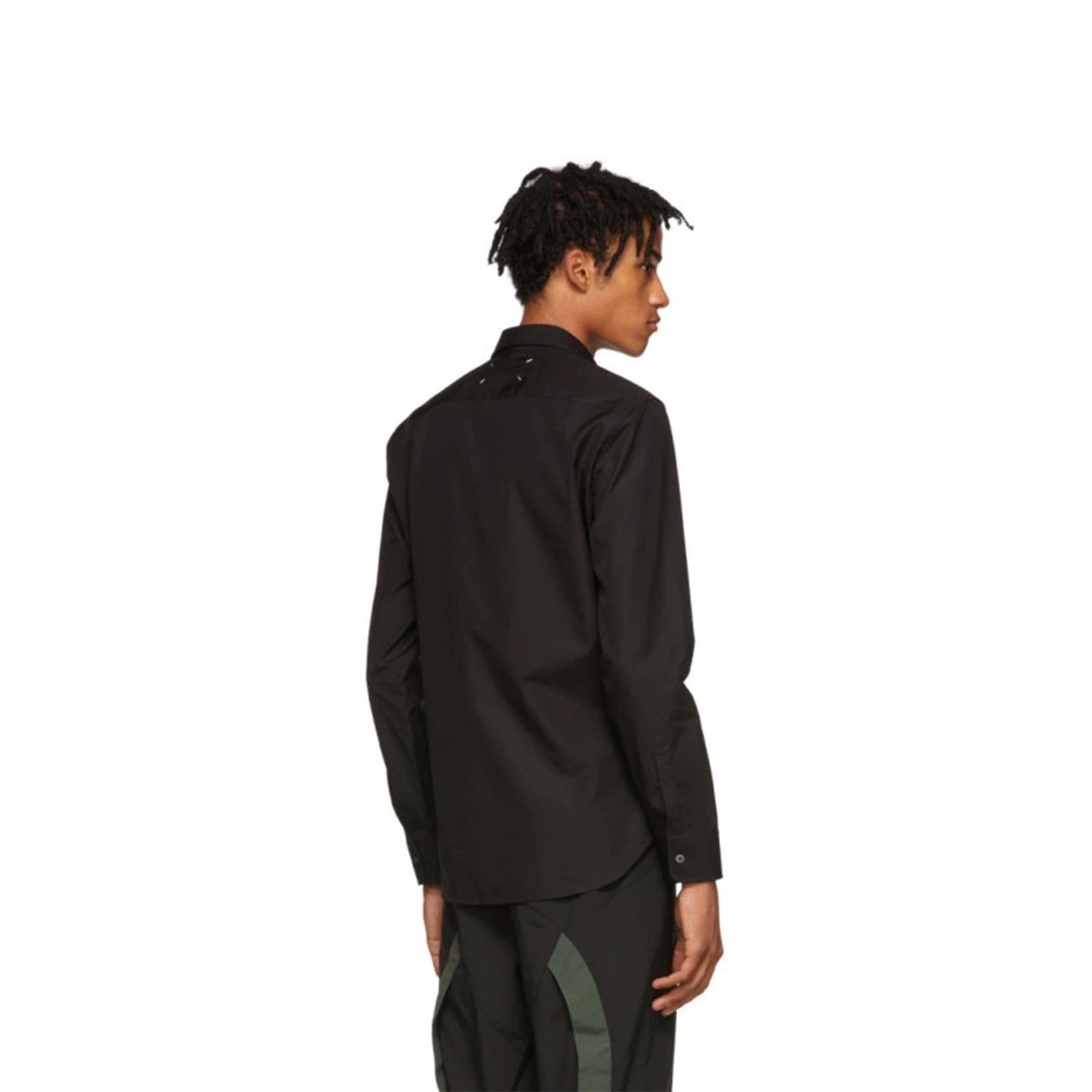 Maison Margiela Contrast PVC Pocket Shirt 'Black'