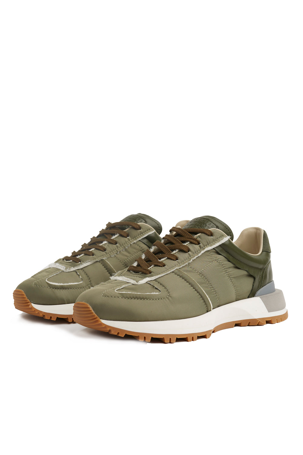 Maison Margiela 50/50 Runner Sneaker 'Olive' - ROOTED