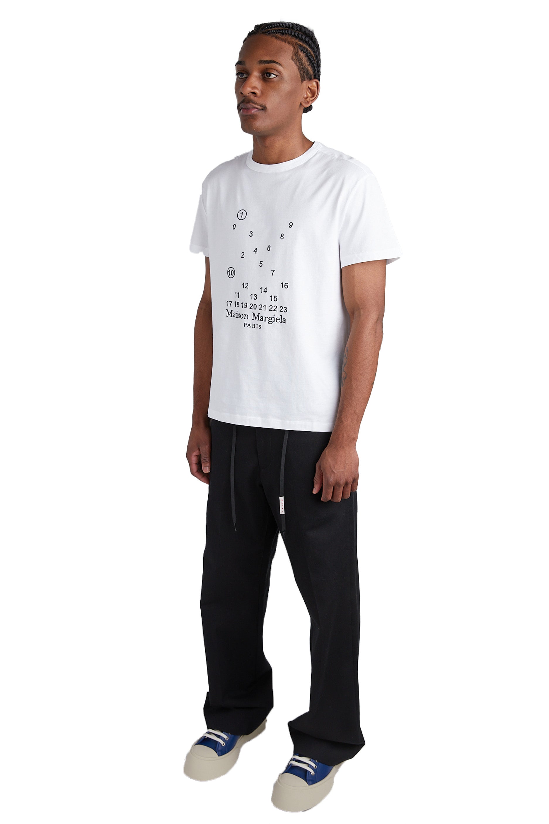 Maison Margiela Numeric Logo Tee 'White' - ROOTED