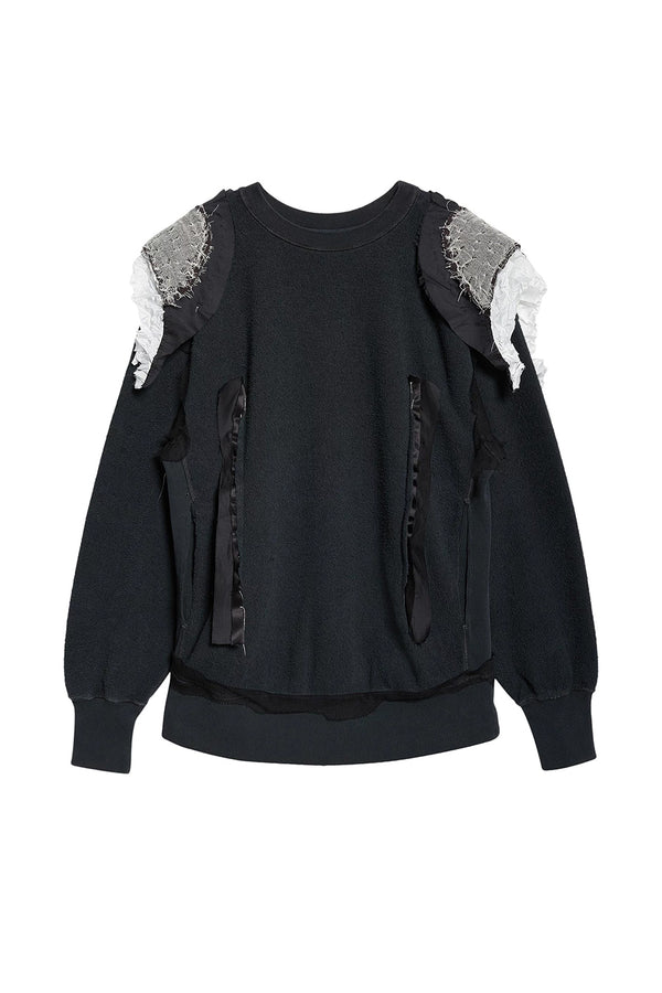 Maison Margiela Distressed Paneled Top 'Charcoal'