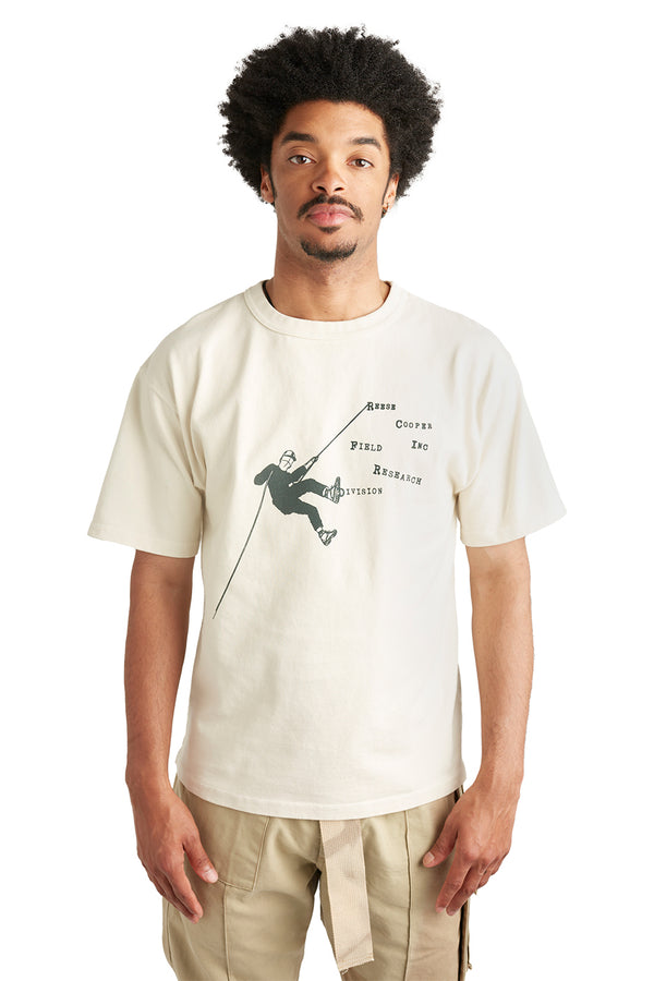 Reese Cooper Mens Climber Tee 'White' - ROOTED