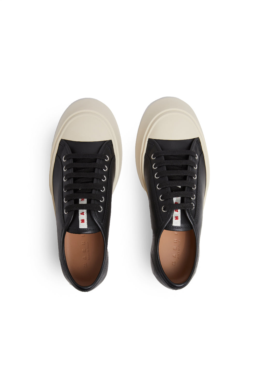 Marni Nappa Leather Pablo Sneaker 'Black' - ROOTED