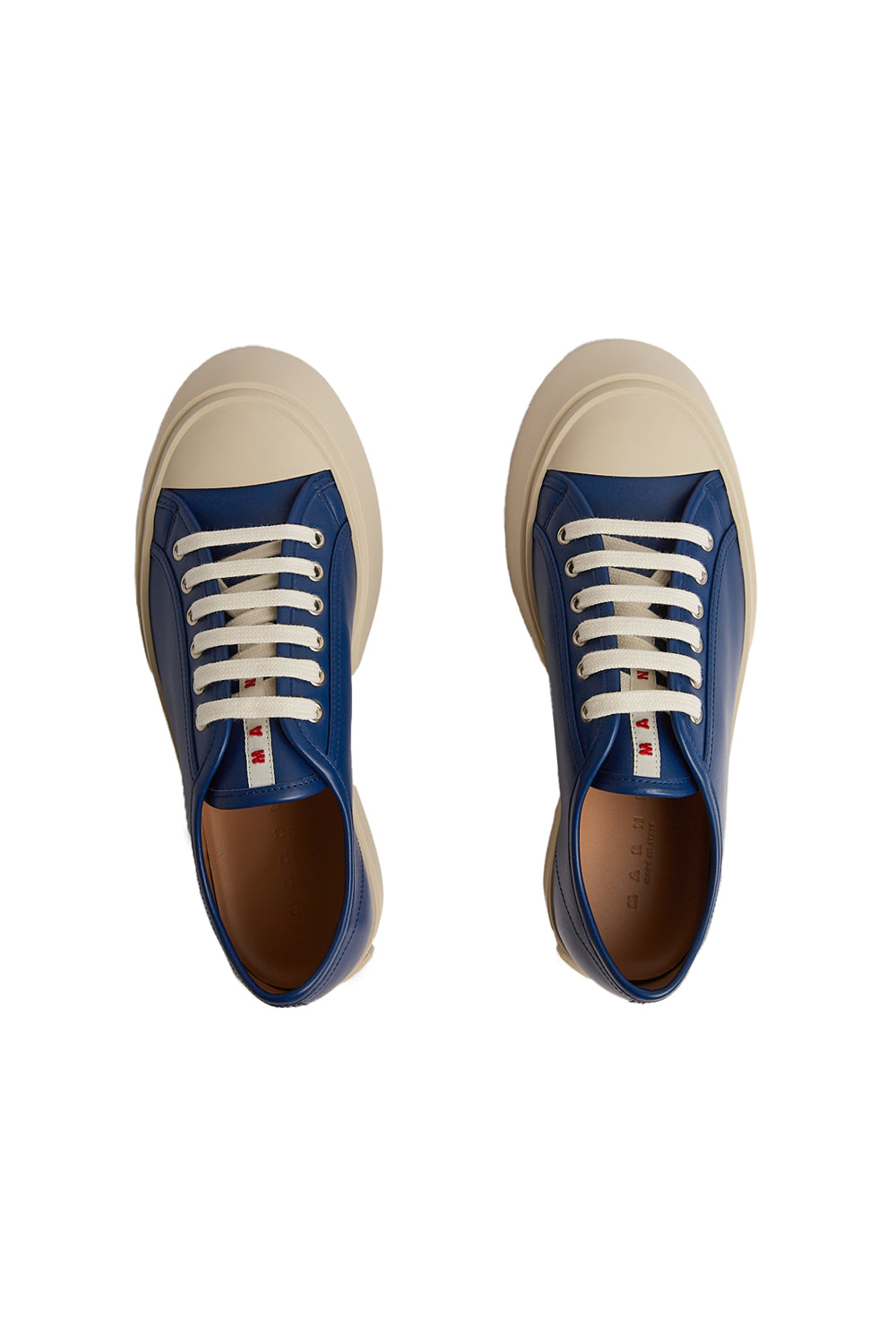 Marni Nappa Leather Pablo Sneaker 'Light Navy' - ROOTED