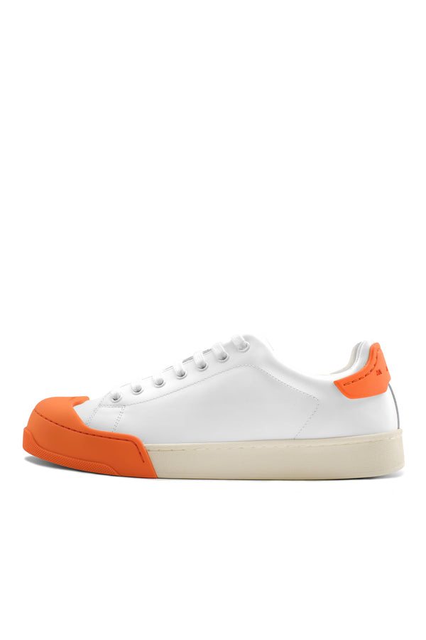 Marni Dada Bumper Sneaker 'Lily White/Orange' | ROOTED