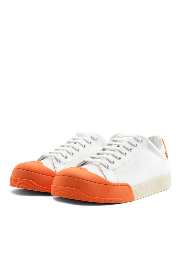 Marni Dada Bumper Sneaker 'Lily White/Orange' - ROOTED