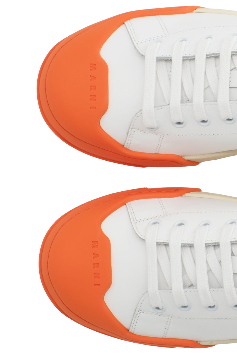 Marni Dada Bumper Sneaker 'Lily White/Orange' - ROOTED