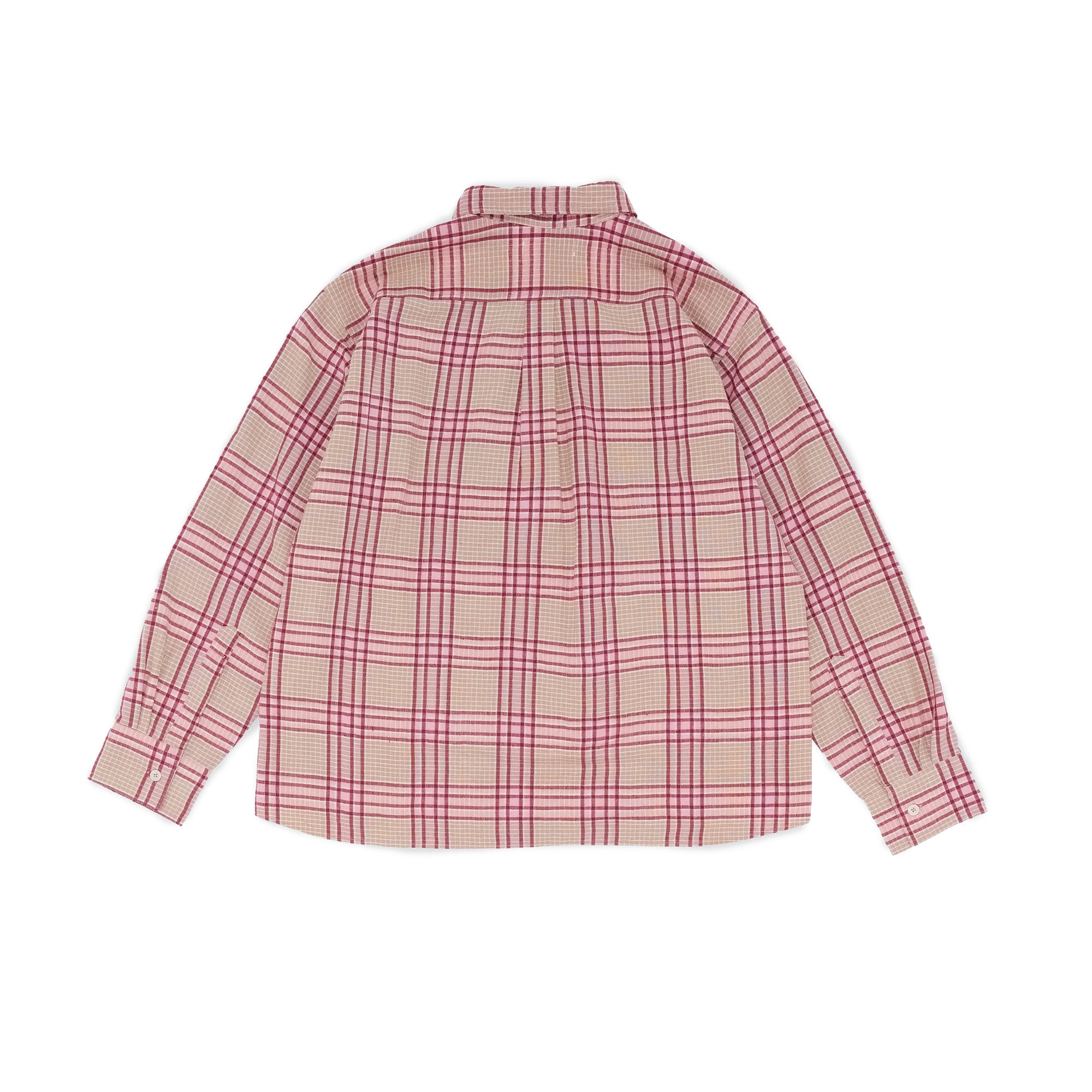 Story Mfg Handloom Plane Shirt 'Flora Check' - ROOTED