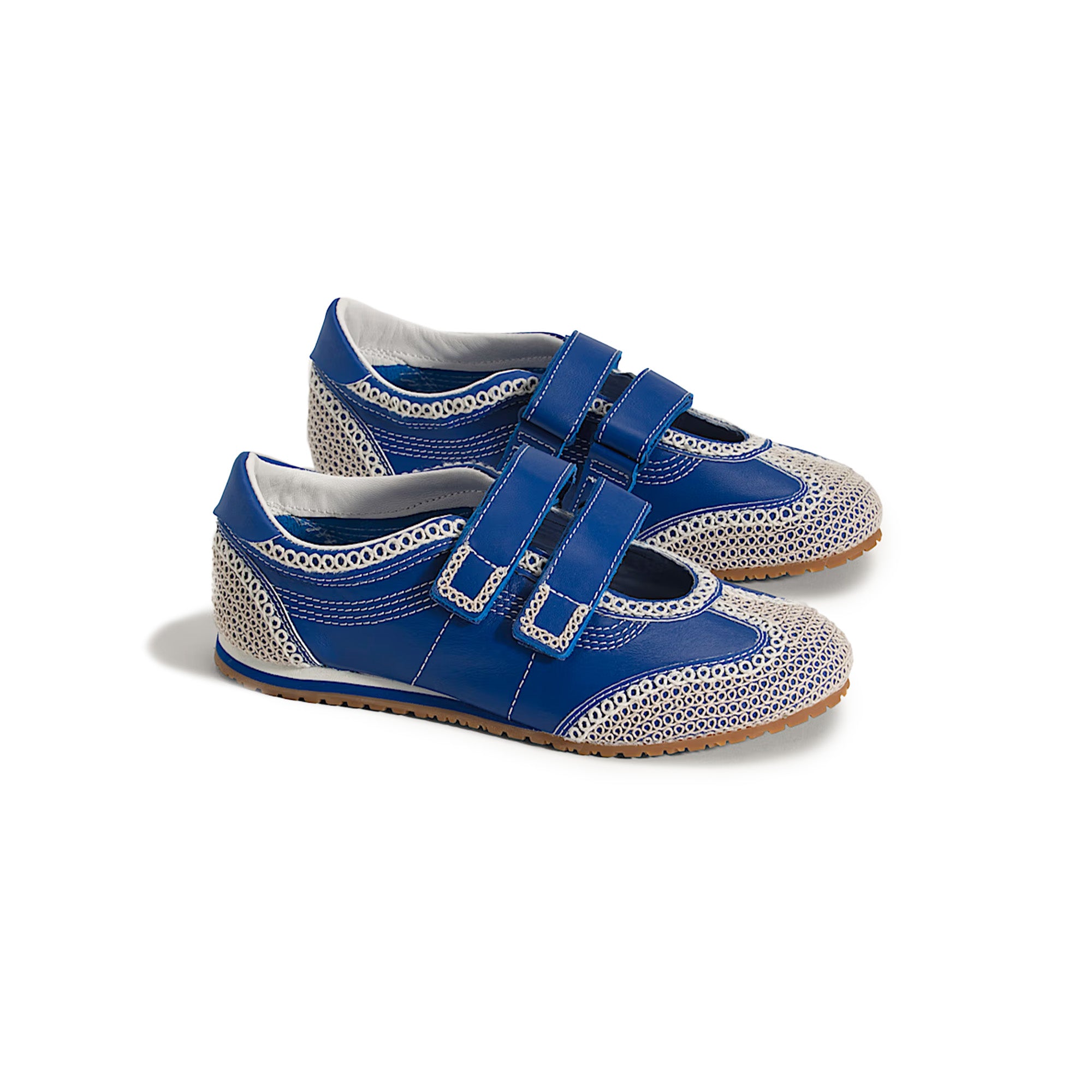 Womens Vans OTW FU LX Mary Jane Slip 'Embroidered Blue/Marshmallow' - ROOTED