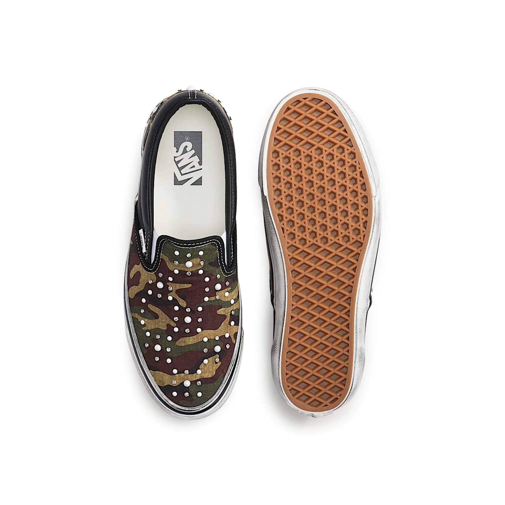 Vans LX Classic Slip-On 98 'Pearlized Camo/Black' - ROOTED