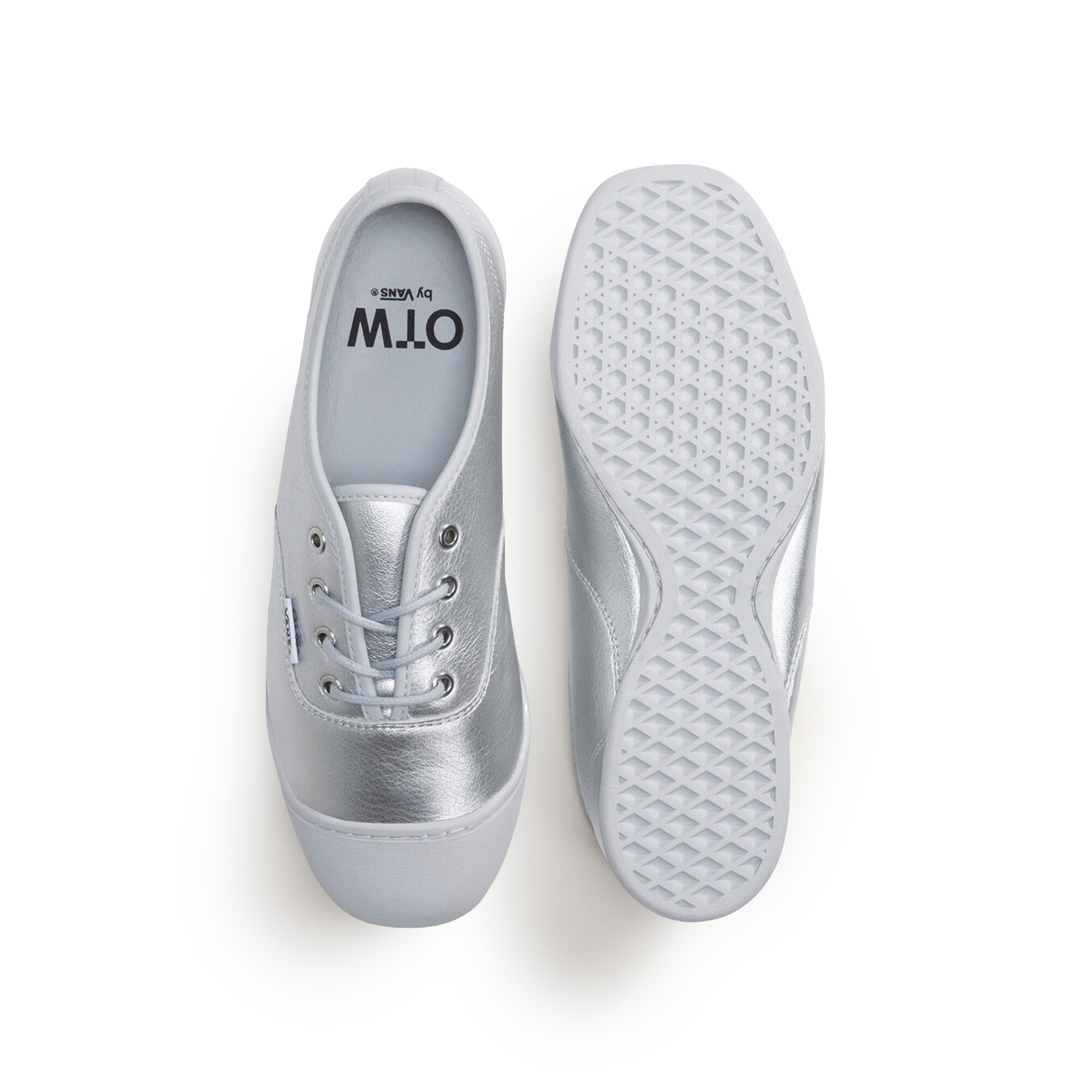 Womens Vans OTW Authentic Prima 'Silver Metallic' - ROOTED