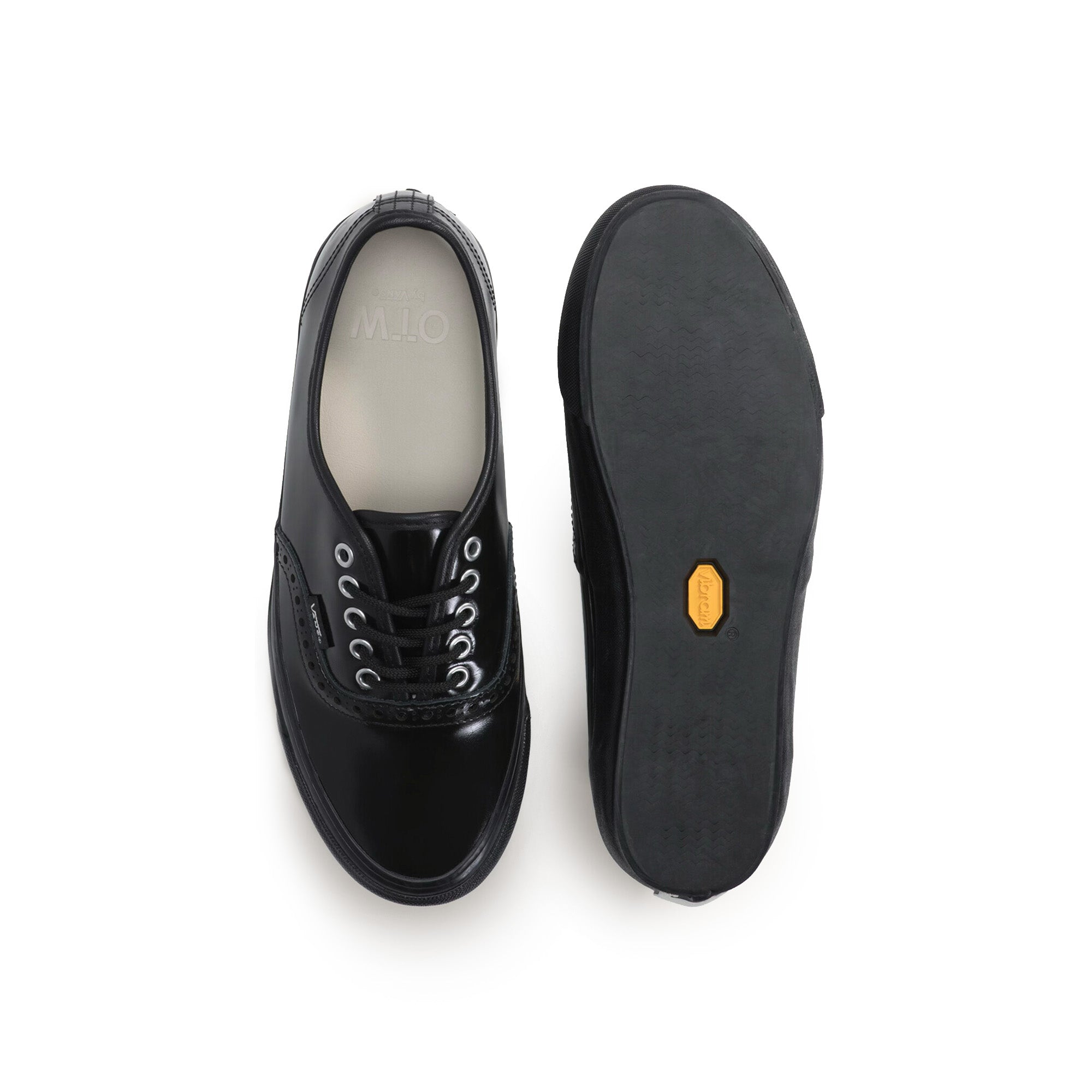 Vans OTW Authentic 44 Siped Vibram Glosses Leather 'Brogue Black/Black