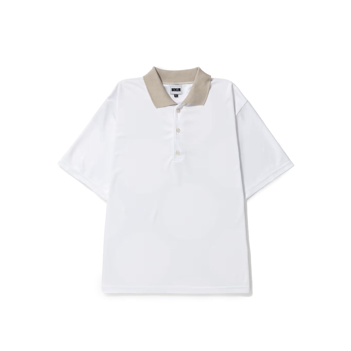 WHIM Mens Micro Poly Pique Golf Shirt 'Light Grey' - ROOTED