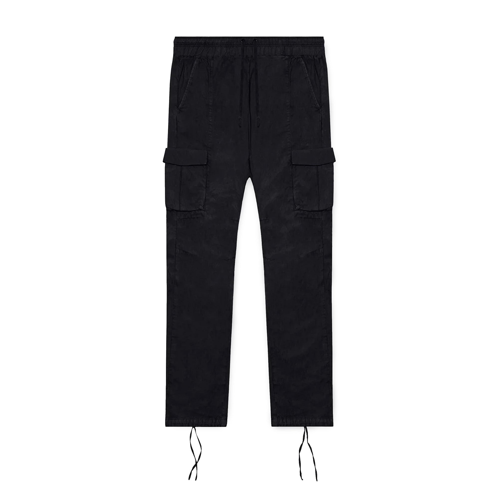 John Elliott Back Sateen Cargo Pants 'Black' | ROOTED