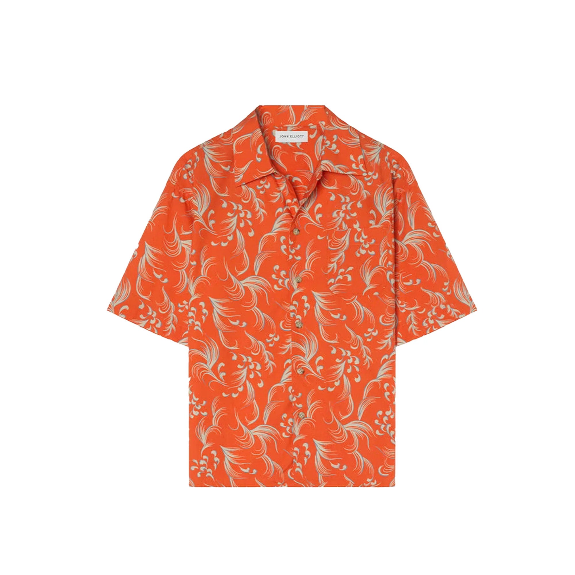 John Elliott Camp Shirt 'Orange'