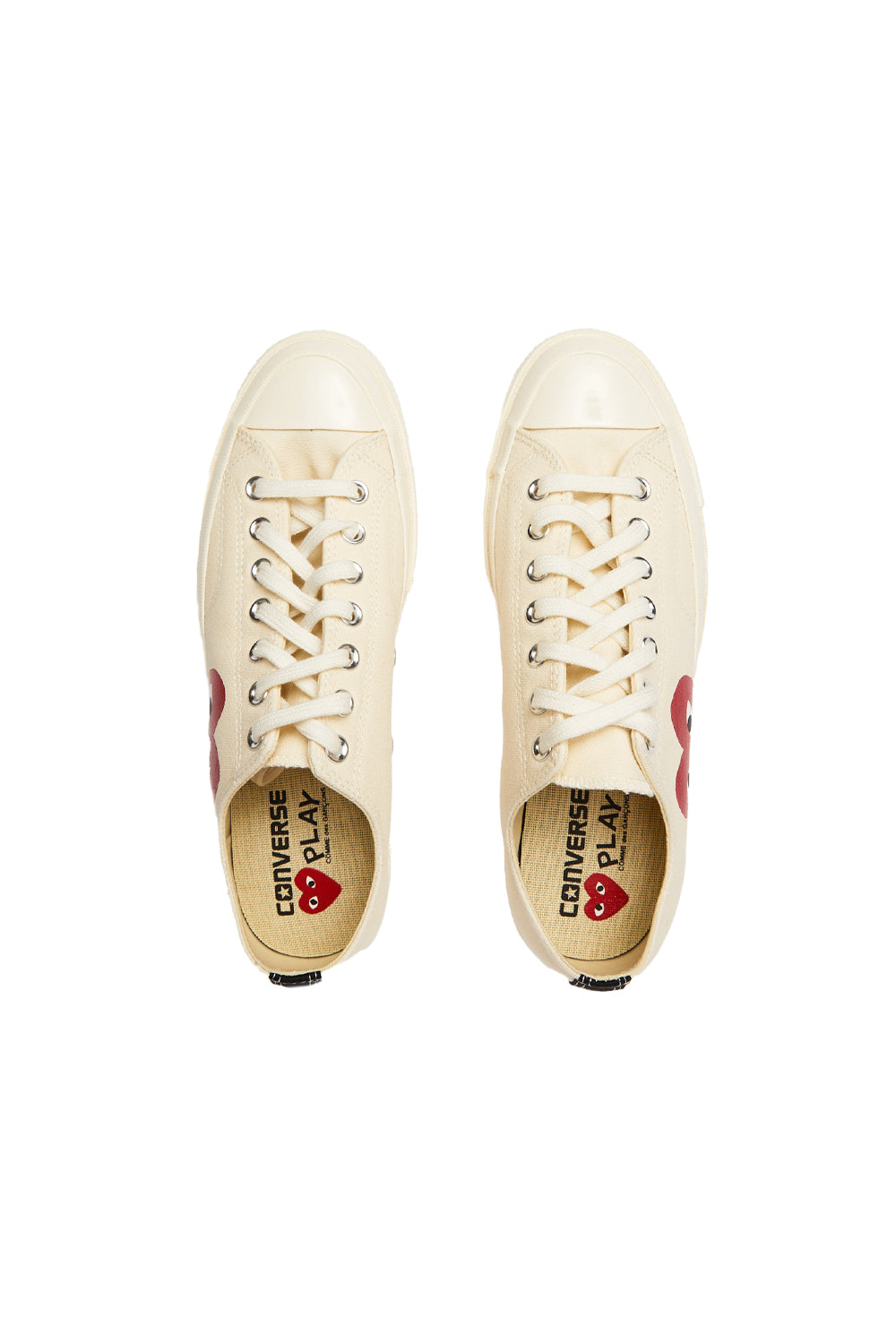 COMME des GARÇONS Play Converse Chuck Taylor Low 'White' - ROOTED