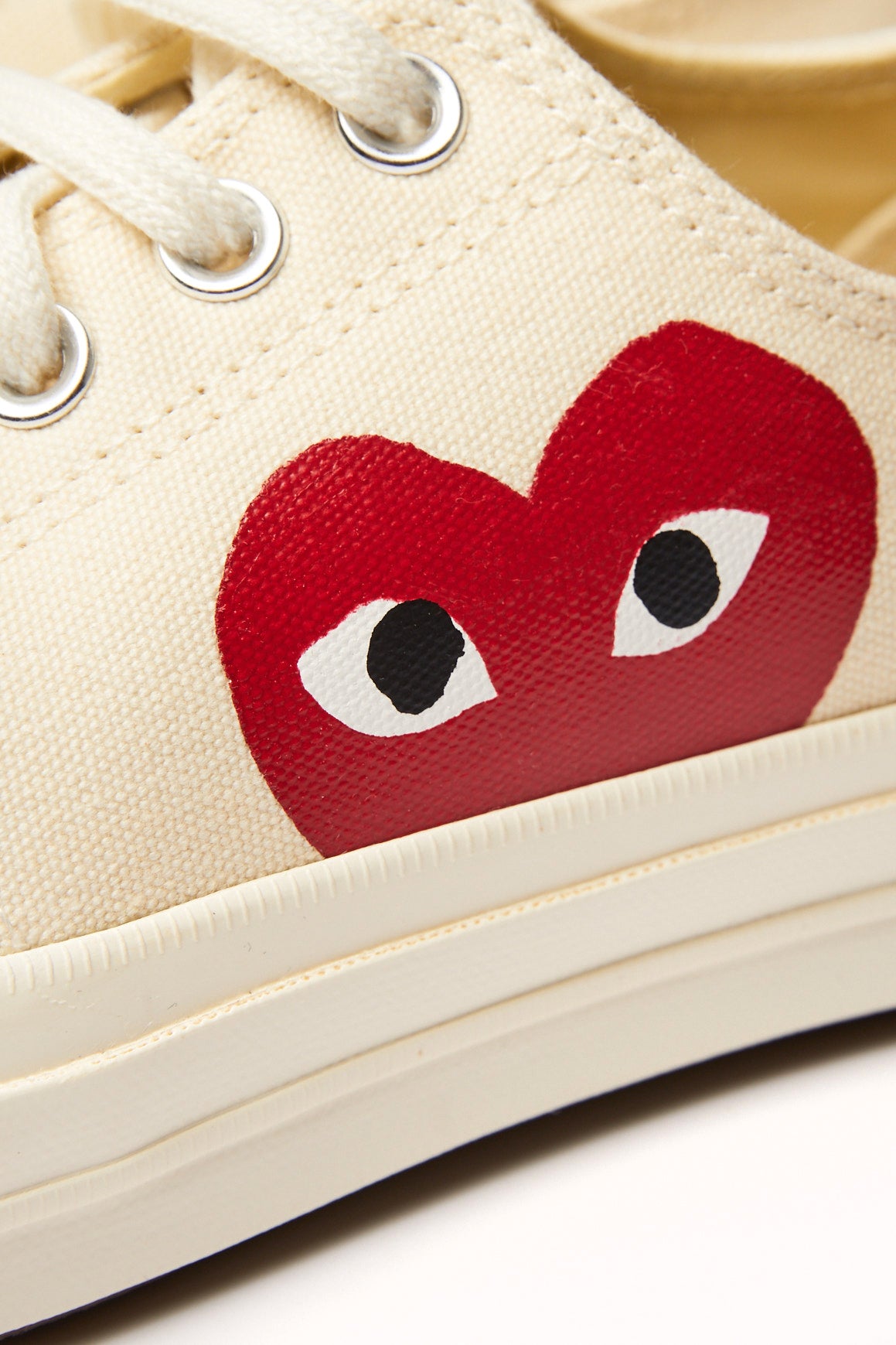 COMME des GARÇONS Play Converse Chuck Taylor Low 'White' - ROOTED