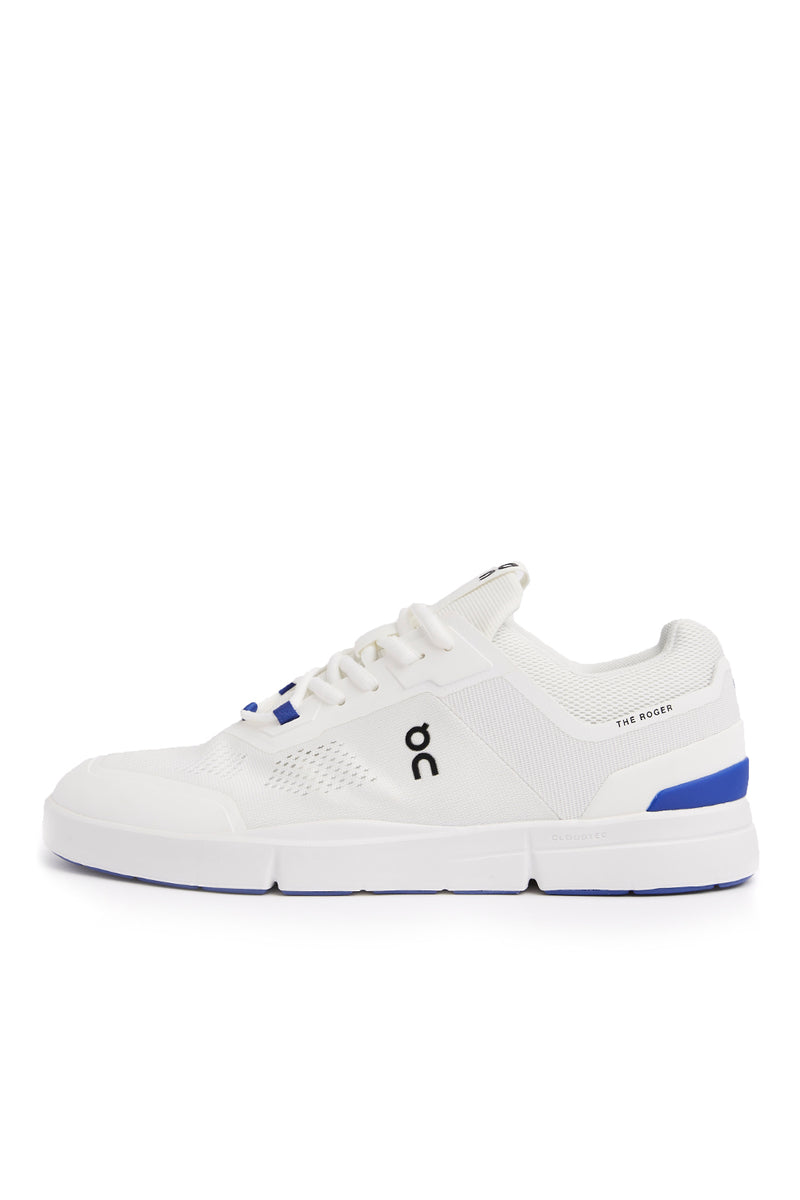 On Running Mens Roger Spin Shoes 'Undyed White/Indigo' - ROOTED