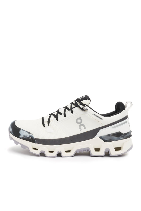 On Running Mens Cloudwander Waterproof Shoes 'Ivory/Black' - ROOTED