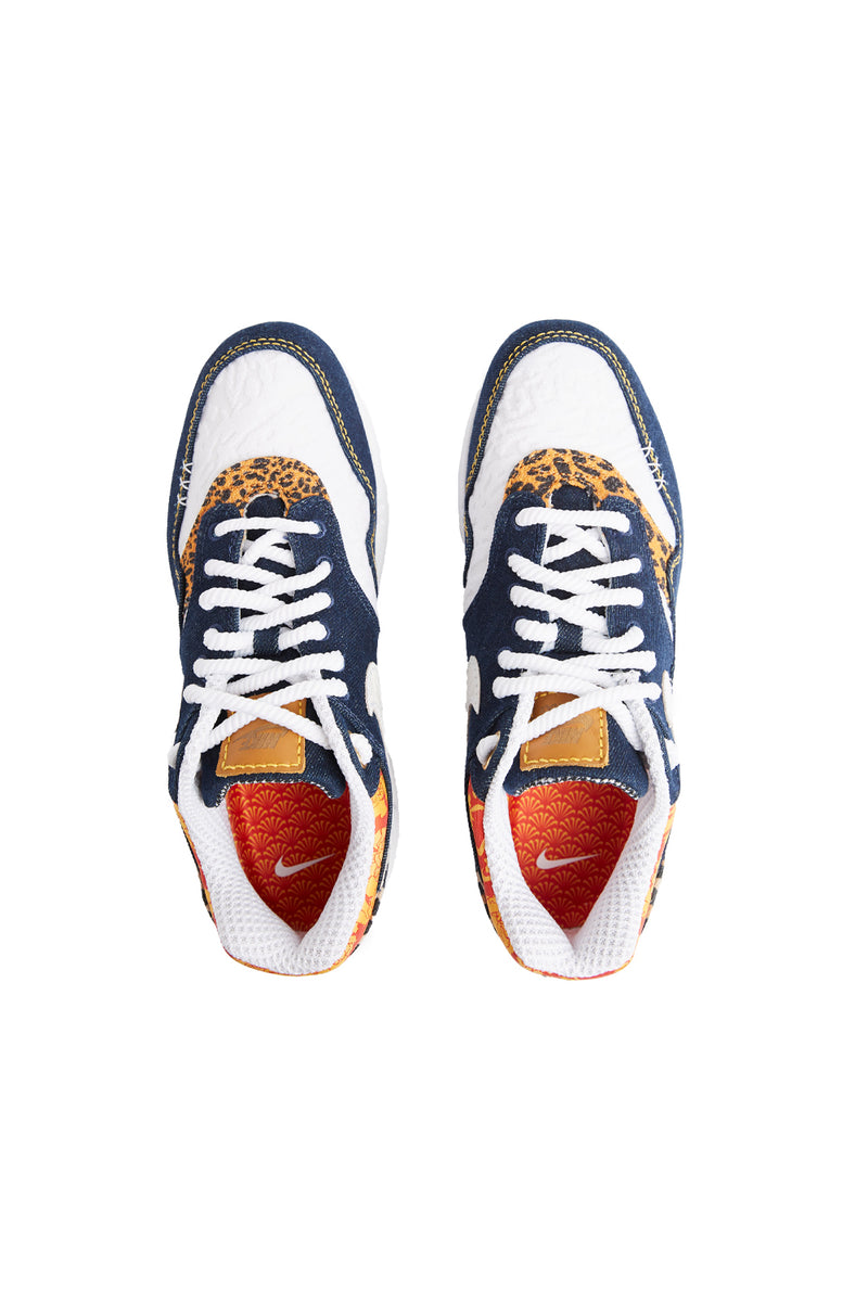 Nike Mens Air Max 1 PRM 'Denim Leopard' - ROOTED