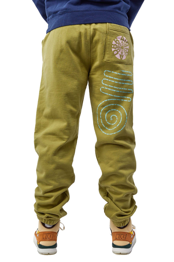 Brain Dead Perfect Vision Sweatpant 'Moss' - ROOTED