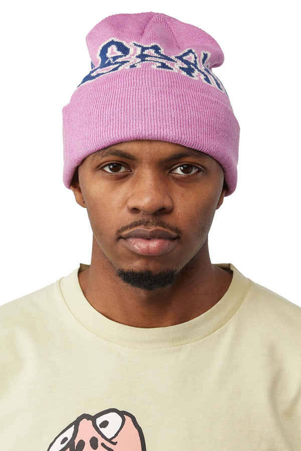 Brain Dead Prehistoric Beanie 'Lavender' - ROOTED