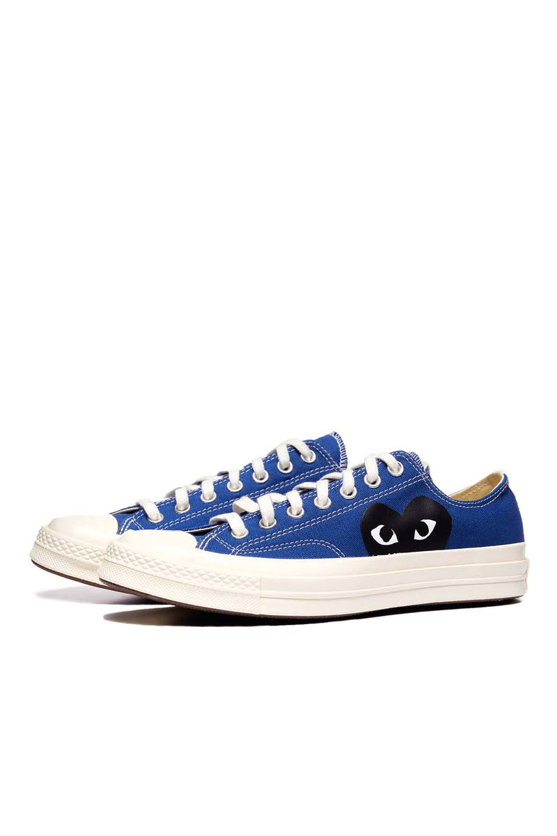 COMME des GARÇONS Play Converse Chuck Taylor Low 'Blue' - ROOTED