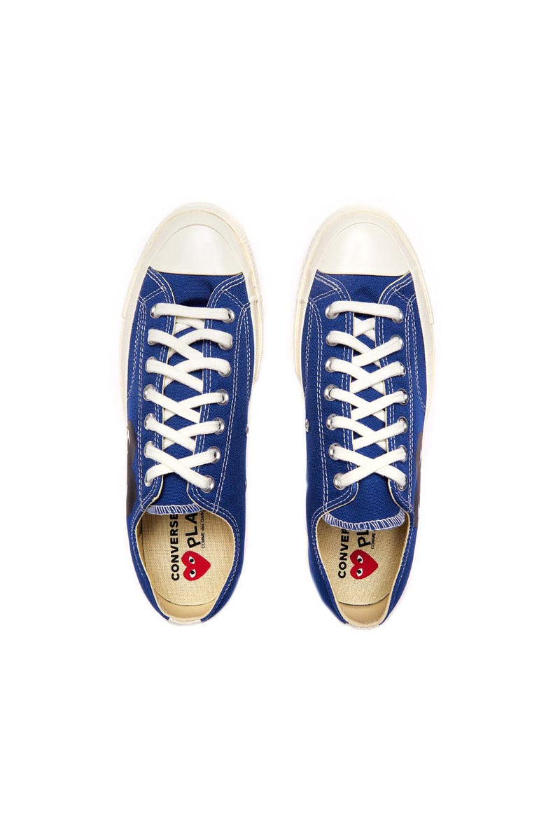 COMME des GARÇONS Play Converse Chuck Taylor Low 'Blue' - ROOTED