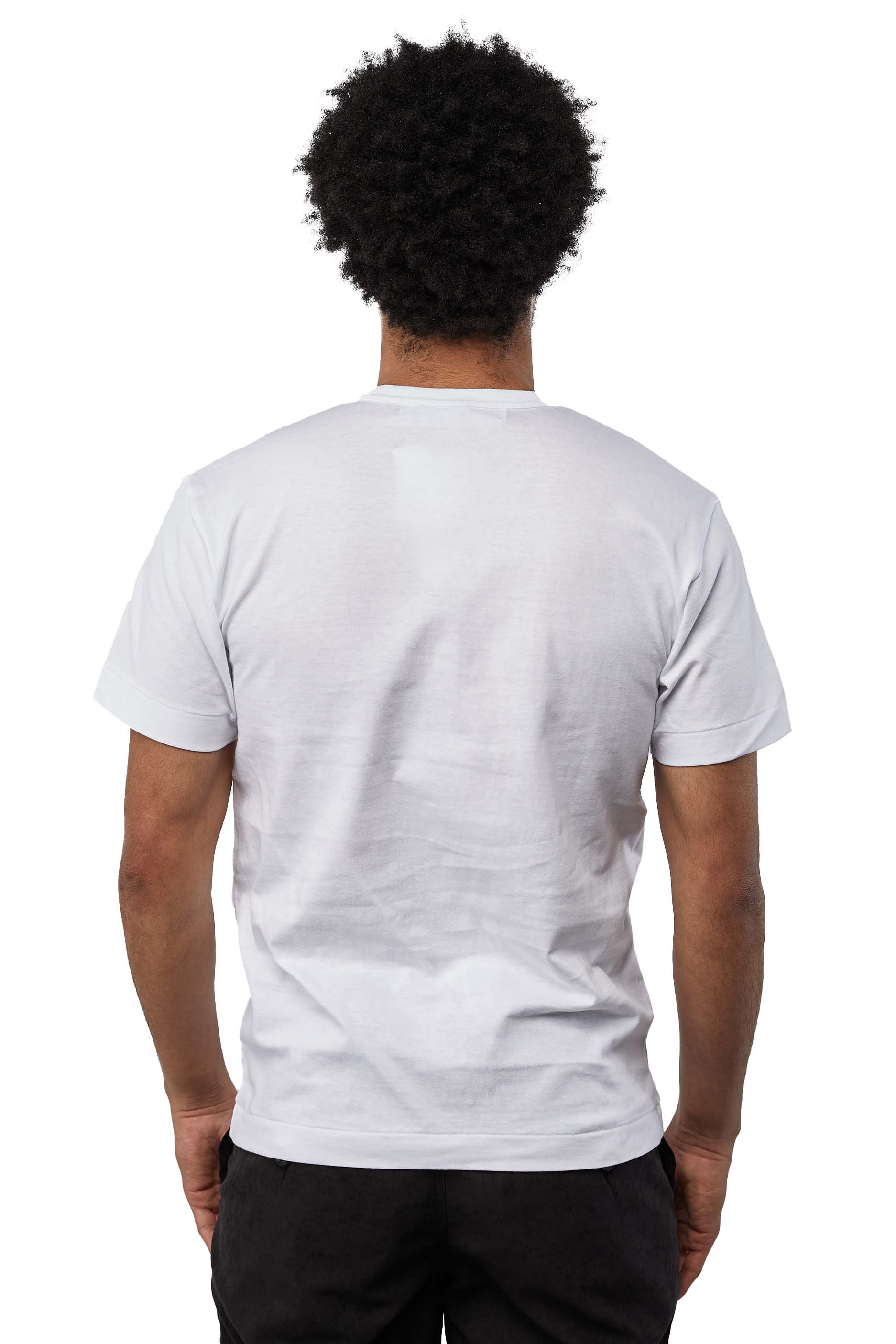 COMME des GARÇONS PLAY Tee 'White/Red' - ROOTED