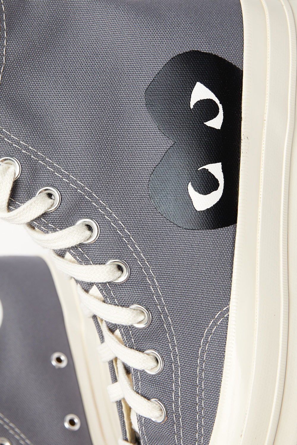 Converse x CDG Play Chuck 70 Hi Steel Grey ROOTED