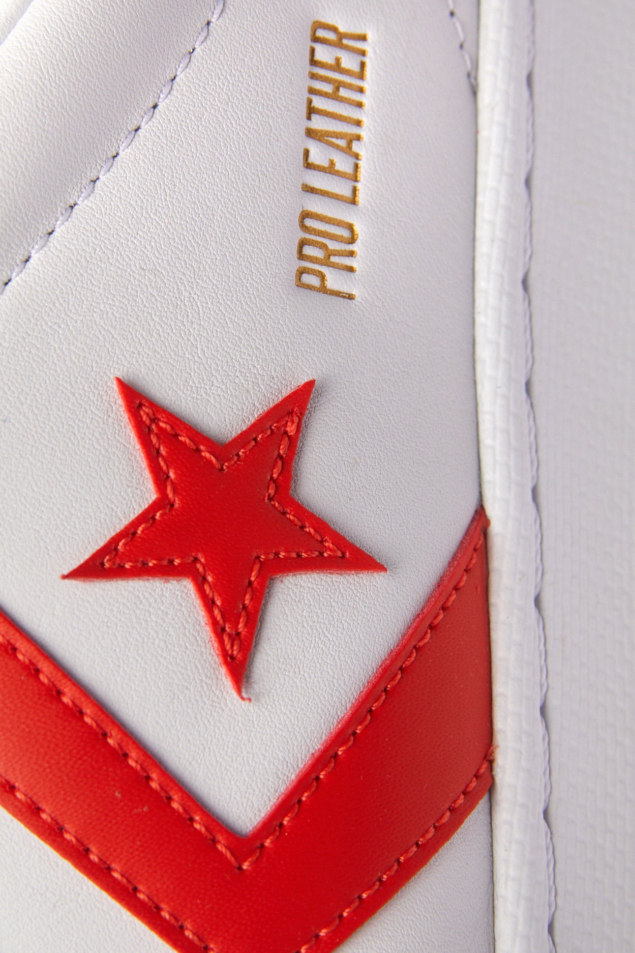 Converse Pro Leather Low 'White/Bright Poppy' - ROOTED