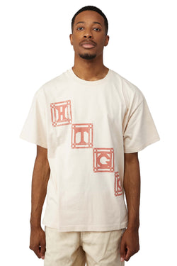 Honor The Gift Quilt Tee 'Cream' - ROOTED