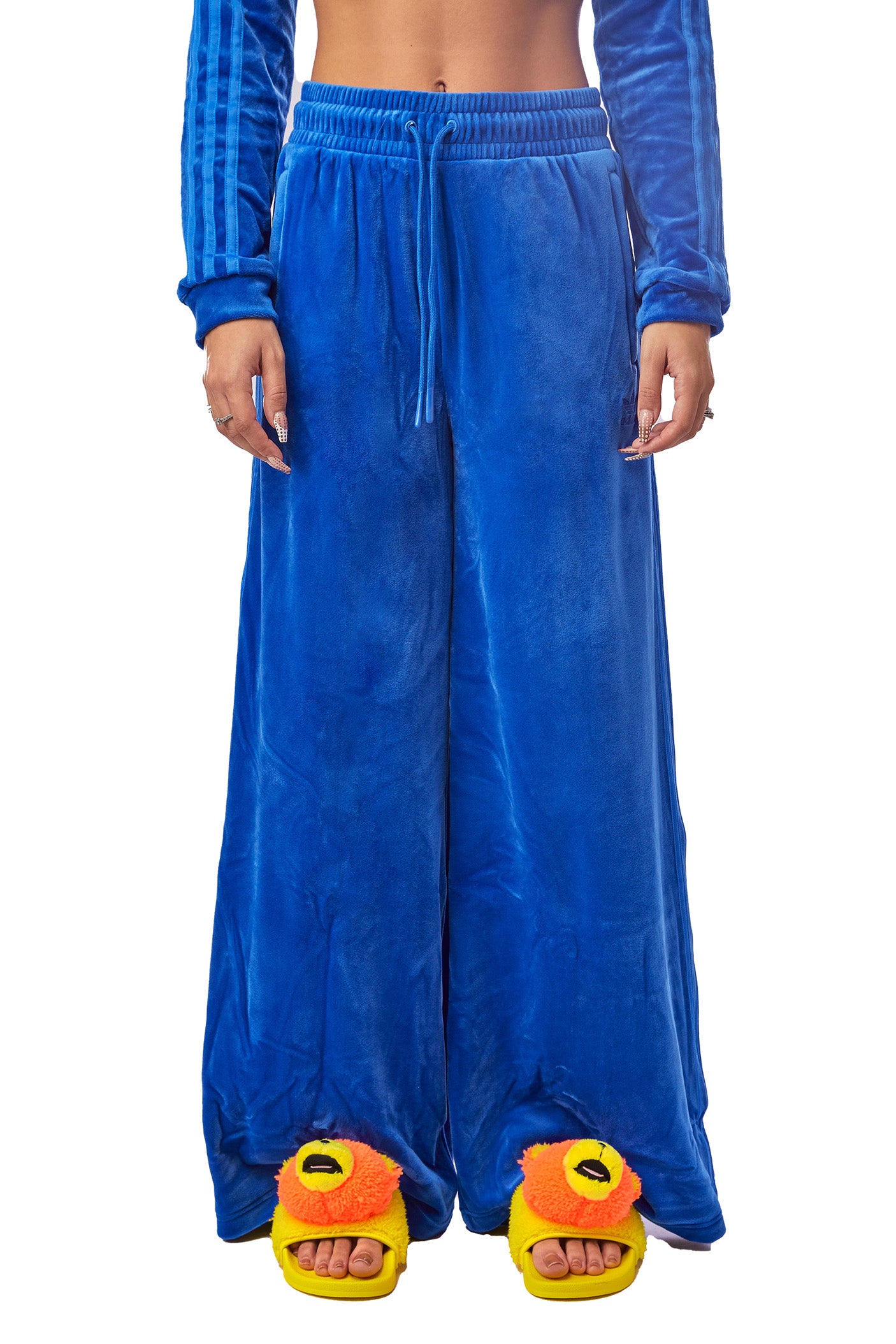 Women's adidas x Jeremy Scott Track Pant 'Blue' - ROOTED