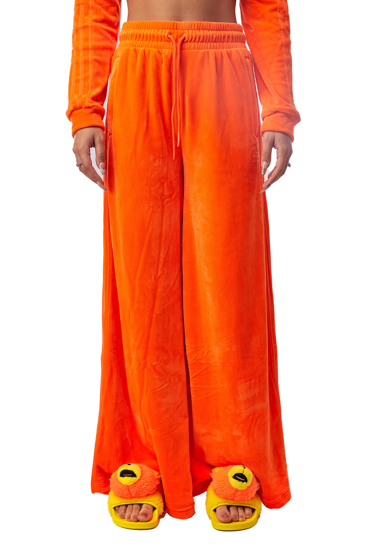 Women's adidas x Jeremy Scott Track Pant 'Orange' - ROOTED