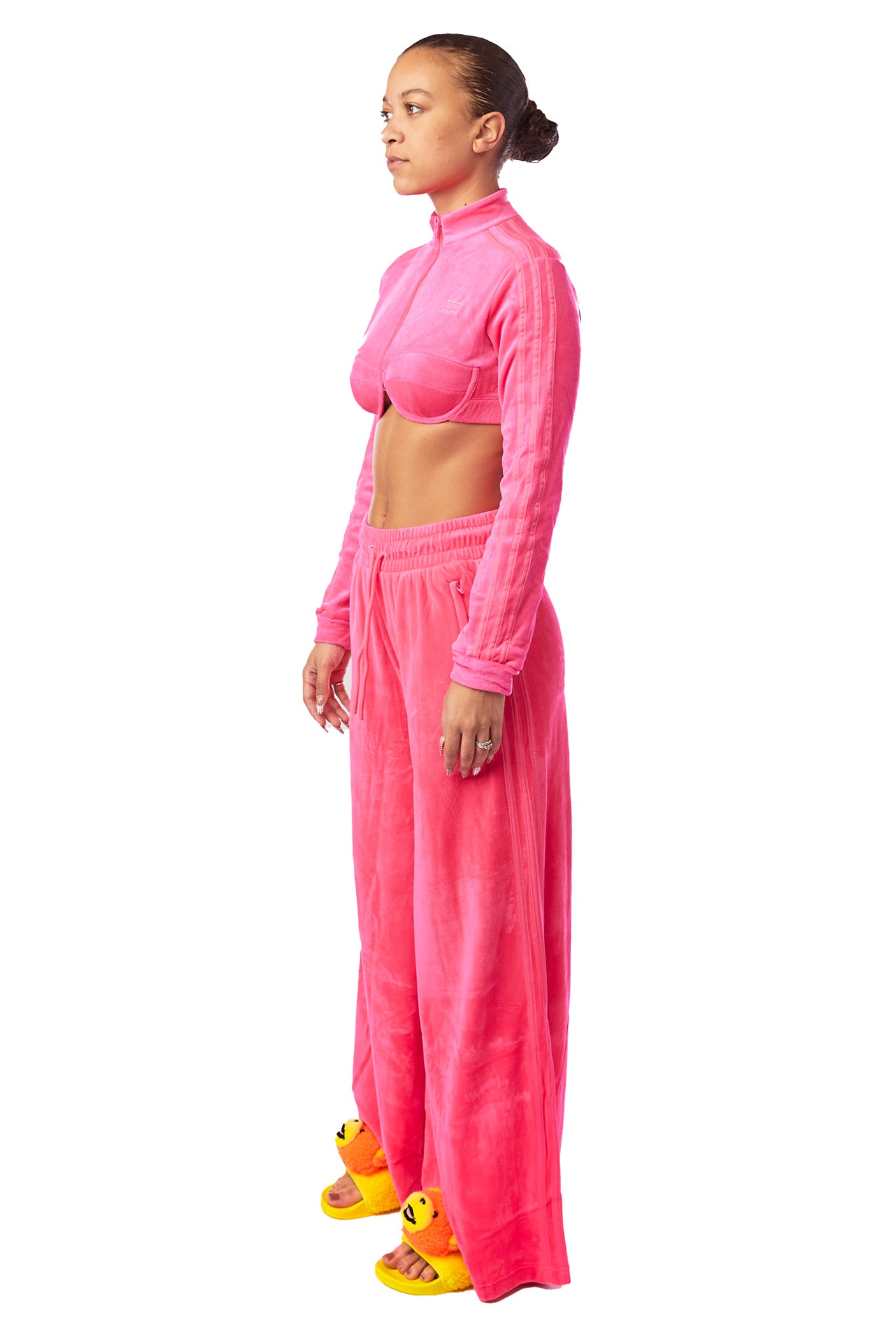 Women's adidas x Jeremy Scott Track Pant 'Pink' - ROOTED