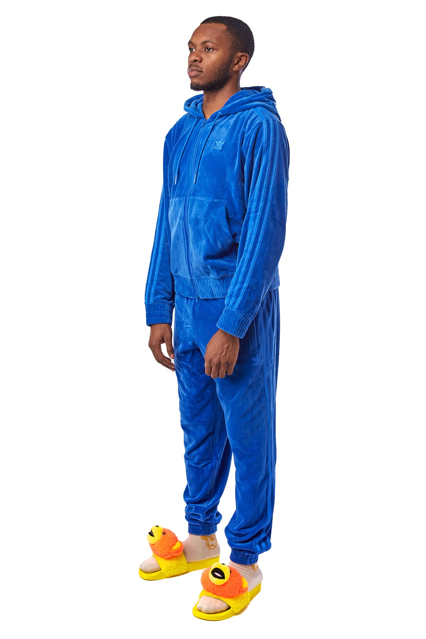 adidas x Jeremy Scott Zip Hoodie 'Blue' - ROOTED