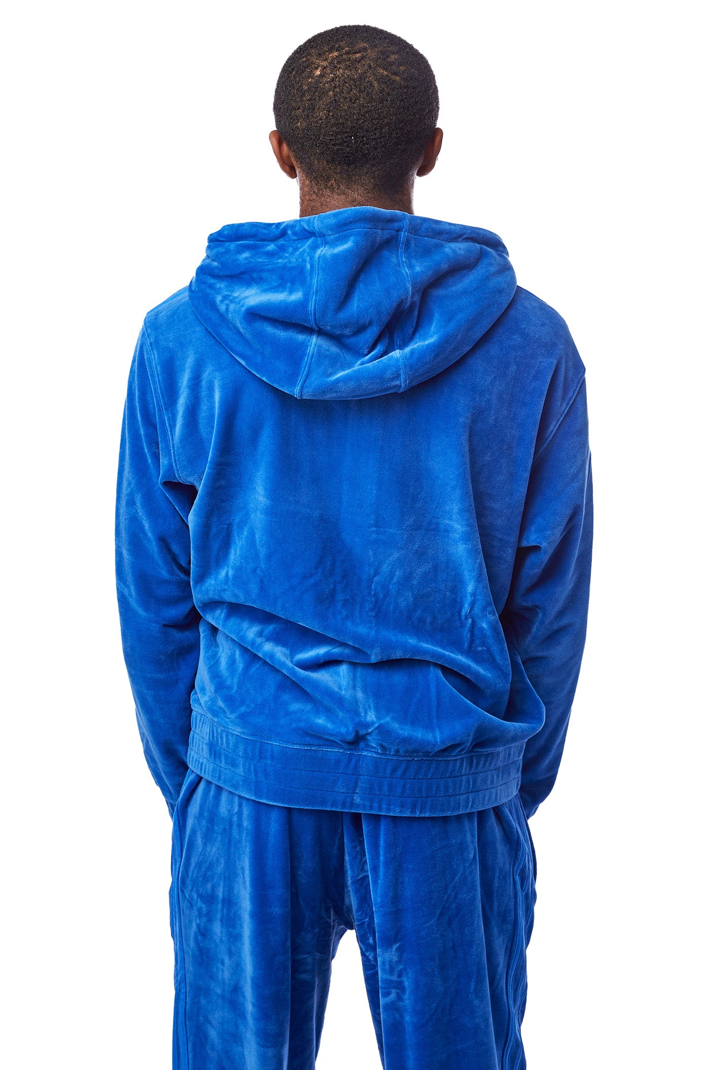 adidas x Jeremy Scott Zip Hoodie 'Blue' - ROOTED