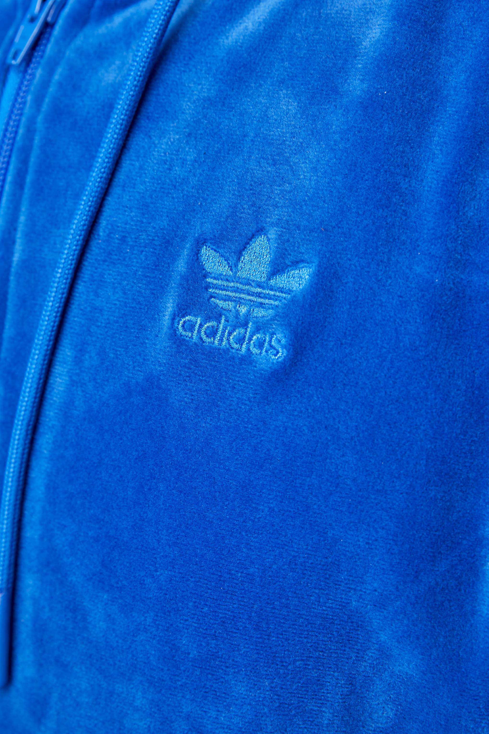 adidas x Jeremy Scott Zip Hoodie 'Blue' - ROOTED