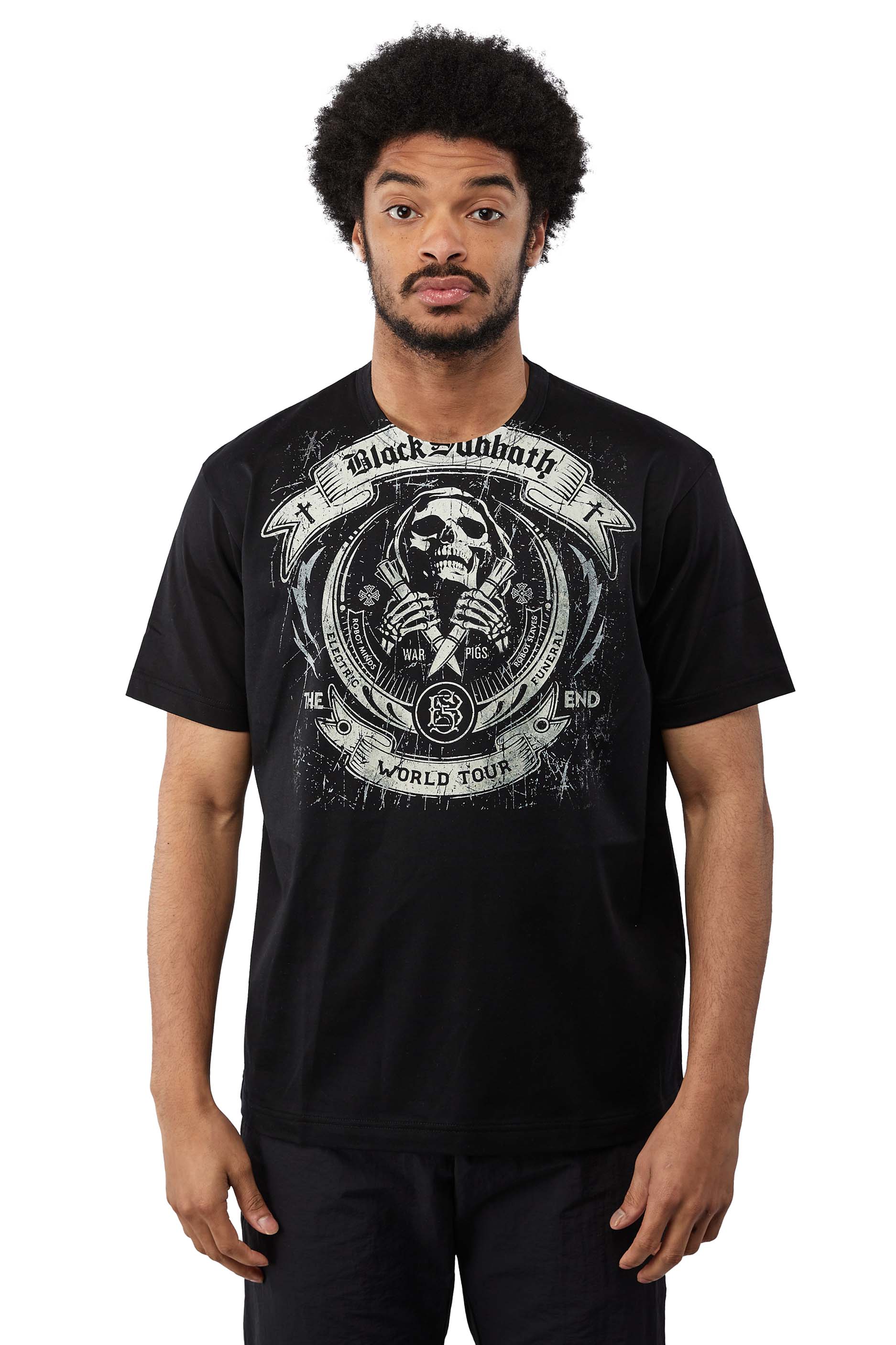 Junya Watanabe Tee 'Black/Grey' - ROOTED