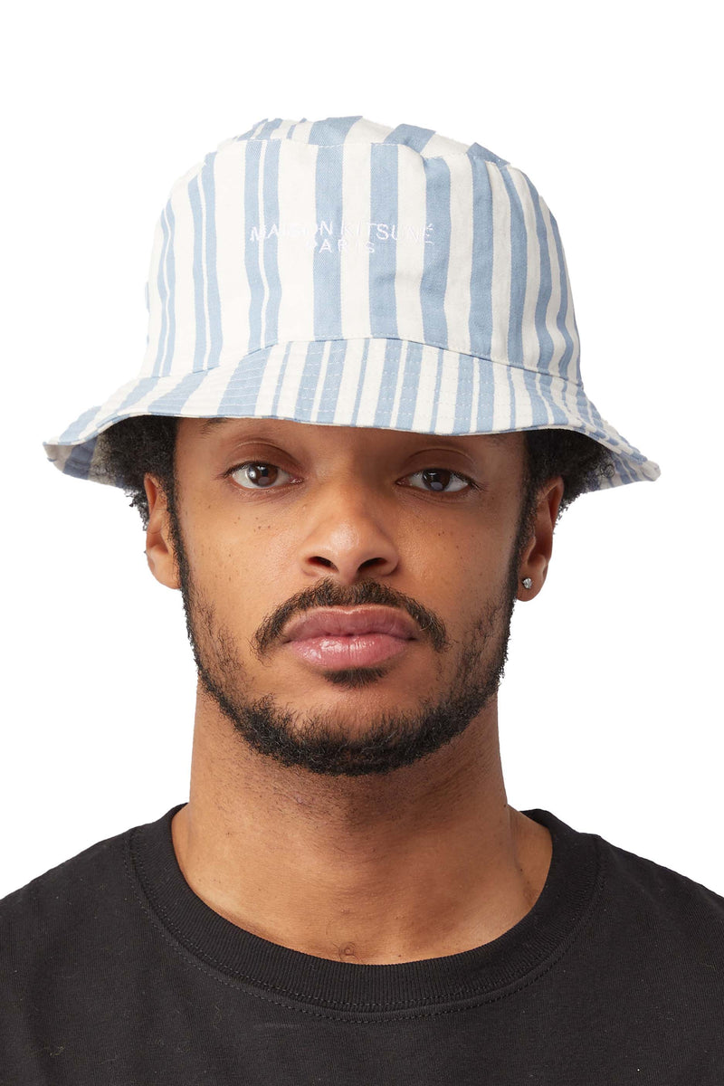 Maison Kitsune Bucket Hat 'Sky Blue' | ROOTED