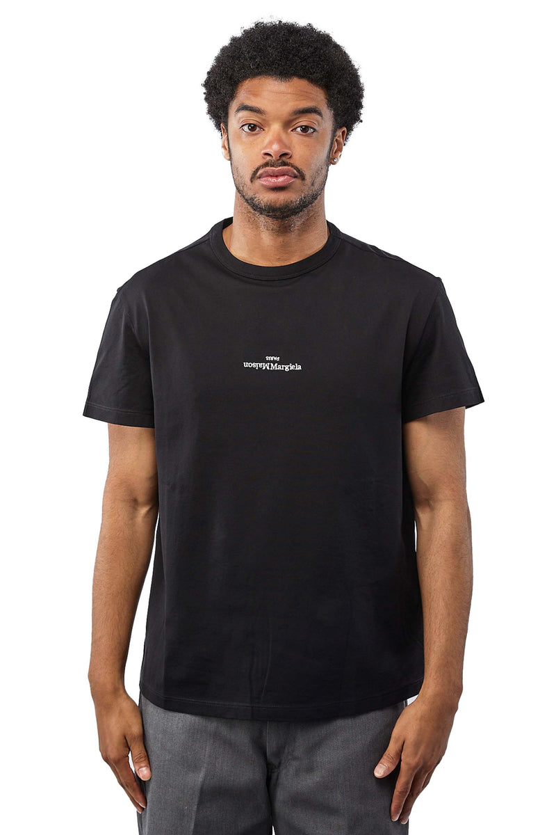 Maison Margiela Embroidered Tee 'Black' | ROOTED