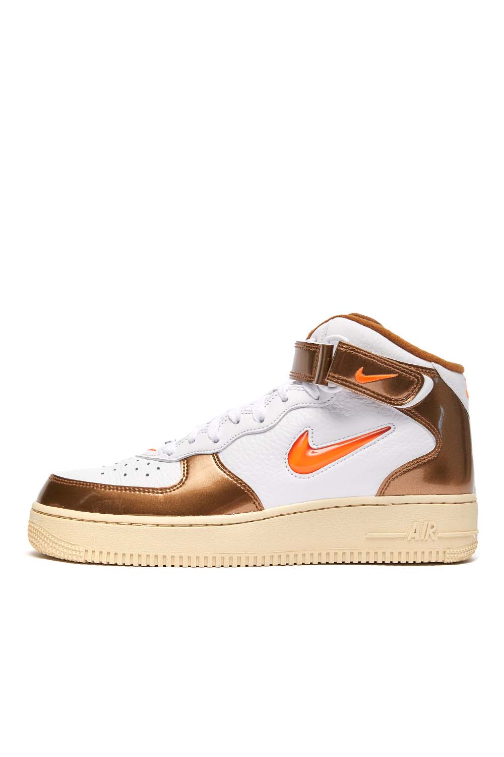 Nike Air Force 1 Mid QS 'White/Total Orange' - ROOTED