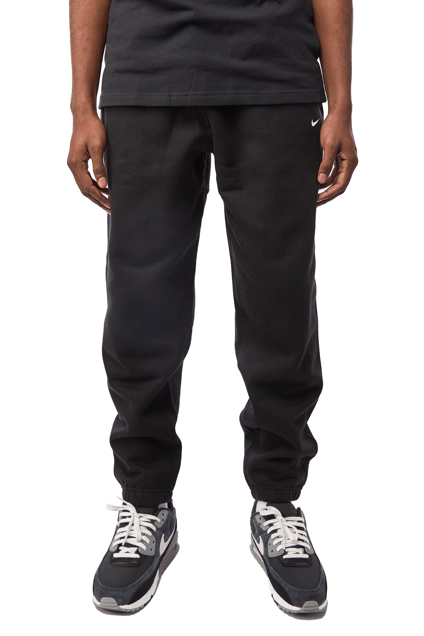Nike Solo Swoosh Sweatpants 'Black' - ROOTED