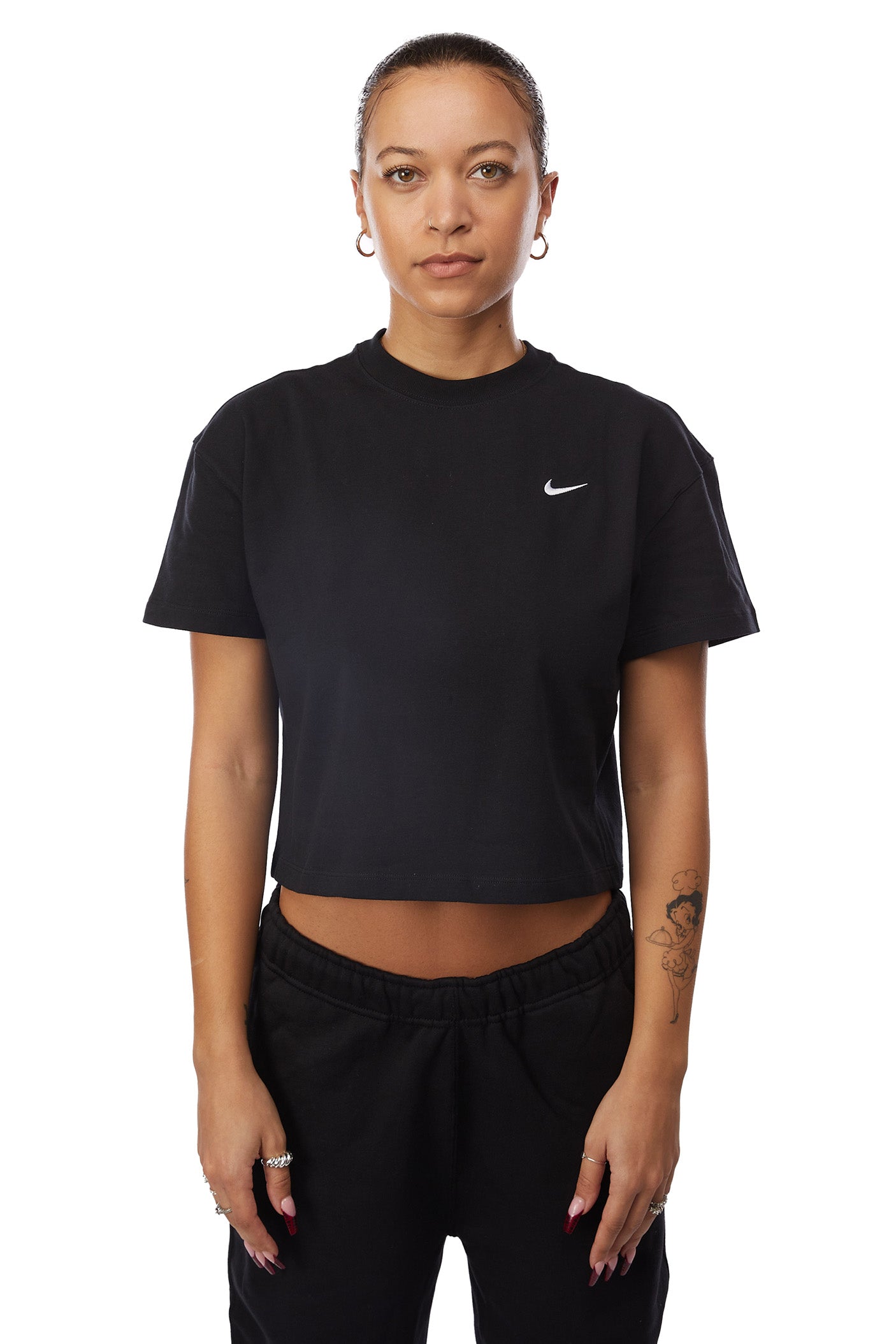 Women's Nike Lab Tee 'Black' - ROOTED