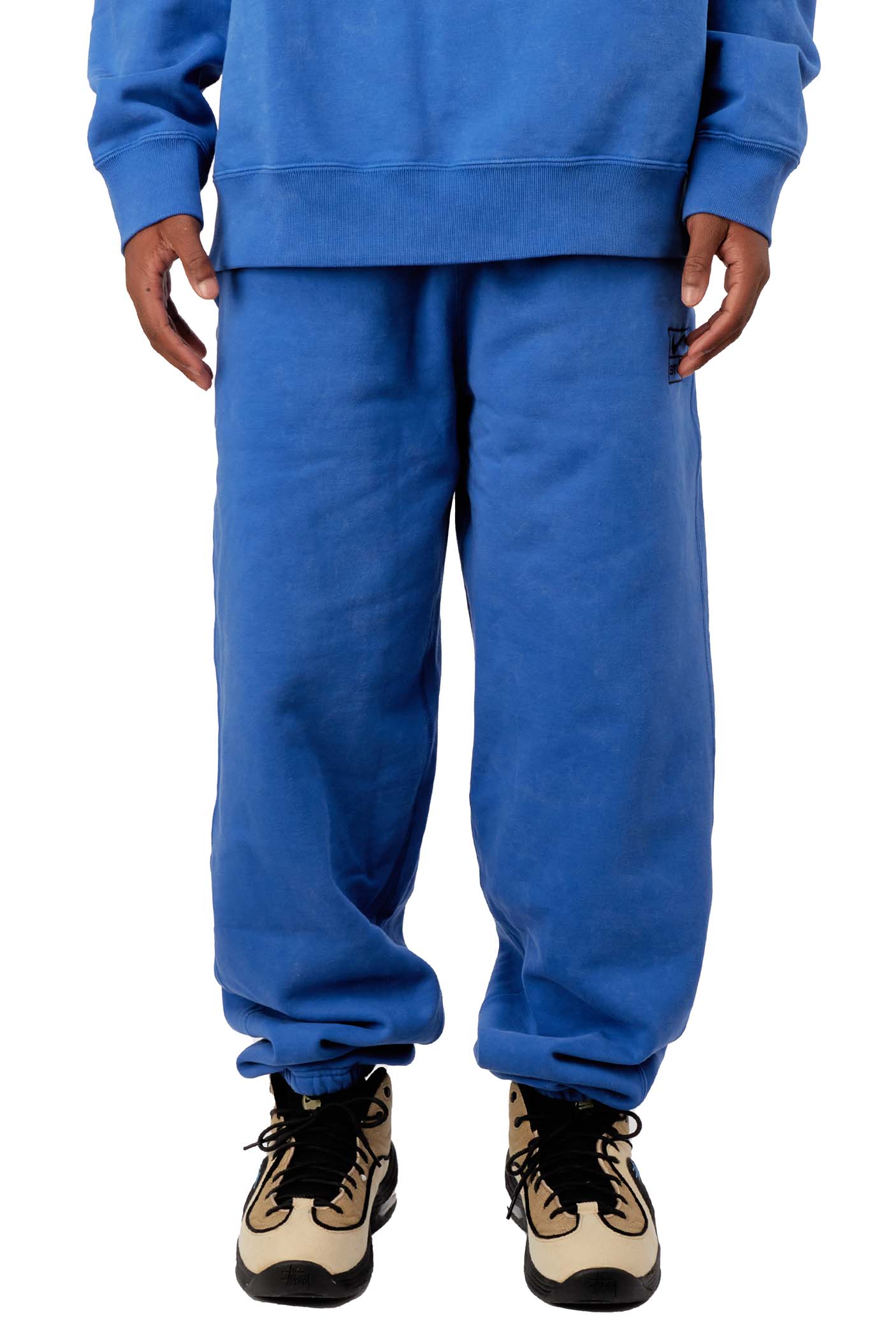 Nike Mens x Stussy U NRG Acid Washed Pants 'Game Royal' - ROOTED